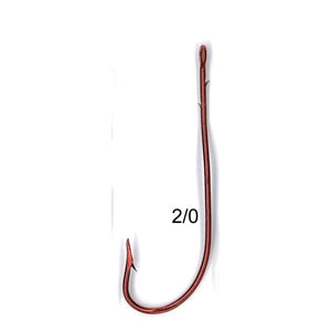 Tru Turn Worm 063 Red Baitholder Long Shank Fishing Hooks Standard Pack