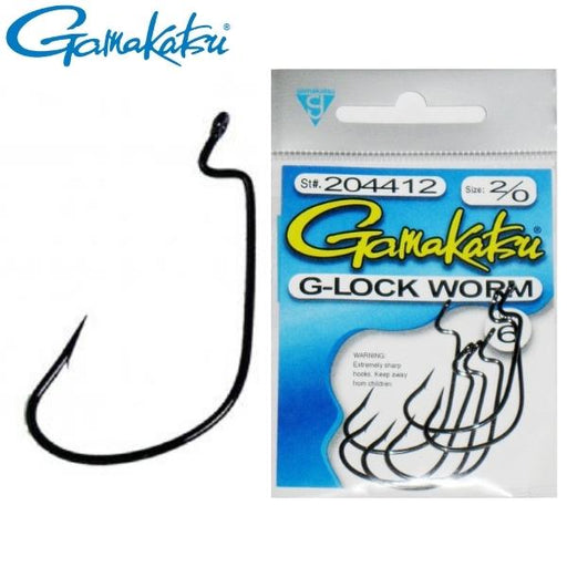 Gamakatsu Worm G-Lock Fishing Hooks