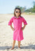 Northern Tide Apparel Young Crew Girls Fishing Shirt Dress - Pink