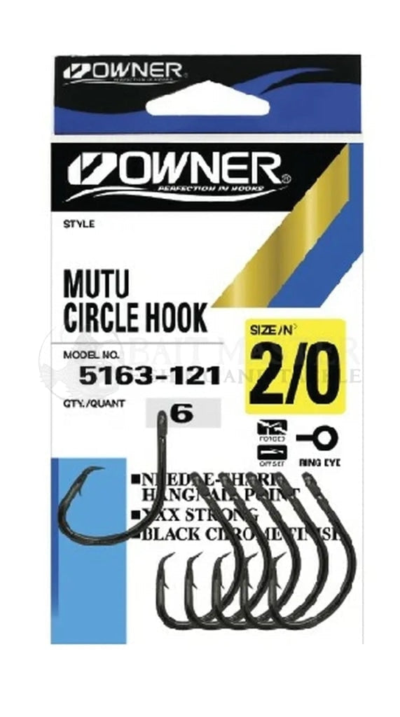 Owner Mutu Circle Hooks 5163-121 Hooks – Bait Master Fishing and Tackle Owner Mutu Circle Hooks 5163-121 Hooks – Bait Master Fishing and Tackle