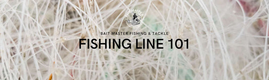 Fishing line on wooden table