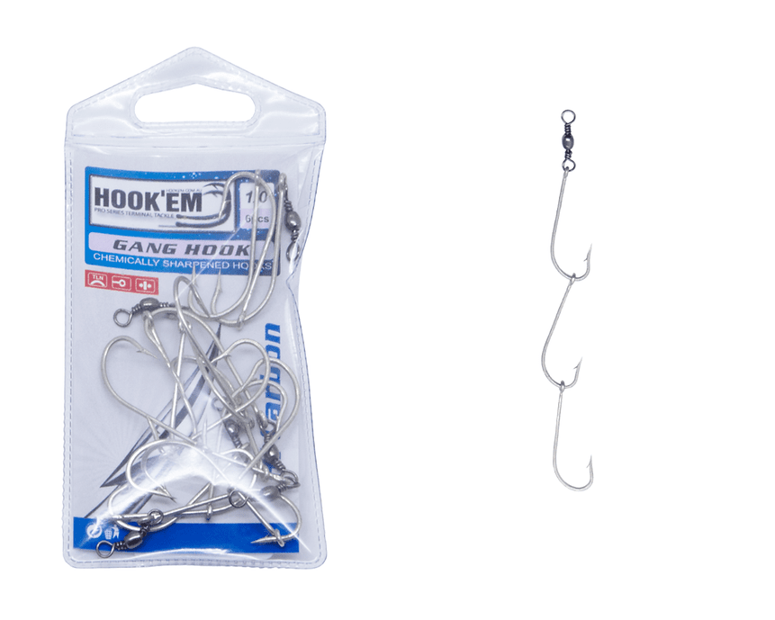 Hook'Em Fishing Gang Hooks
