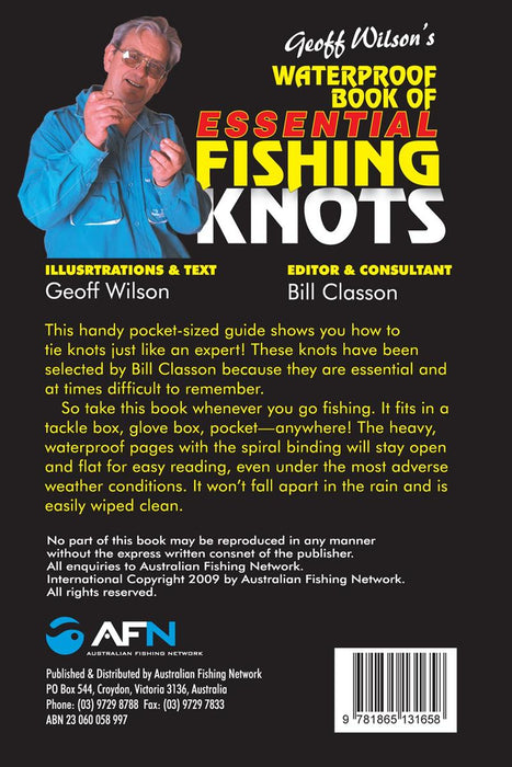 AFN Geoff Wilson's Waterproof Book of Essential Fishing Knots