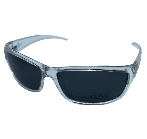 INSALT Recycled Eyewear Mission Polarised UV Sunglasses - Grey Frame/Grey Lens