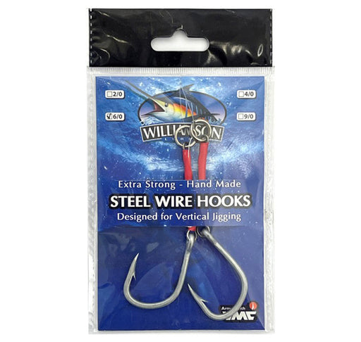 Williamson Steel Wire Jigging Hooks 9/0 CLEARANCE