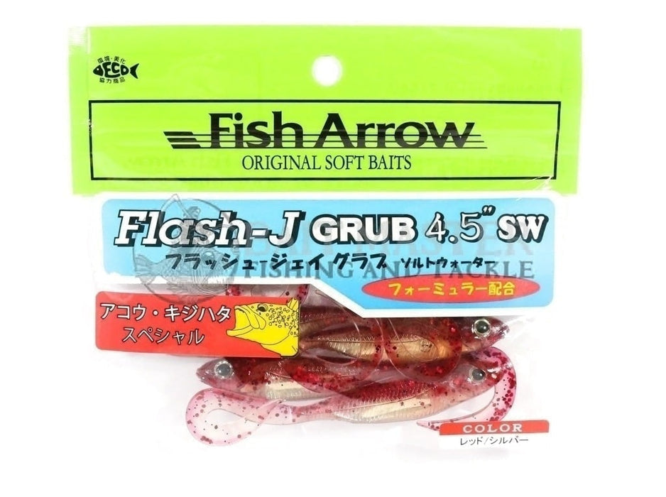 Fish Arrow Flash-J Grub 4.5" SW Soft Plastic Lure