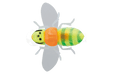 Jackall BugDog Hybrid 37mm Insect Floating Fishing Lure