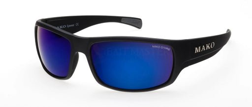 Mako ESCAPE 9581 M01-G1HR6 Matte Black/ Blue Glass Lens Sunglasses