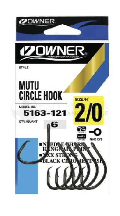 Owner Mutu Circle Hooks 5163-121 Hooks