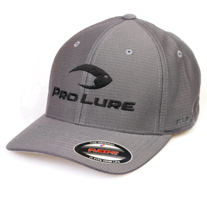 Pro Lure Fishing Flexifit Cool and Dry Hat Cap Charcoal