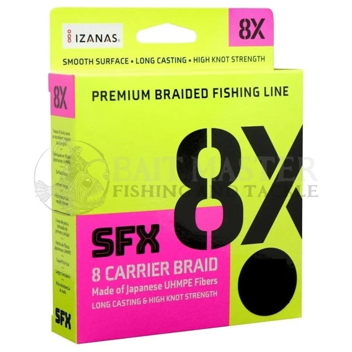 Sufix SFX 8X Carrier Braid Fishing Line Yellow 150y