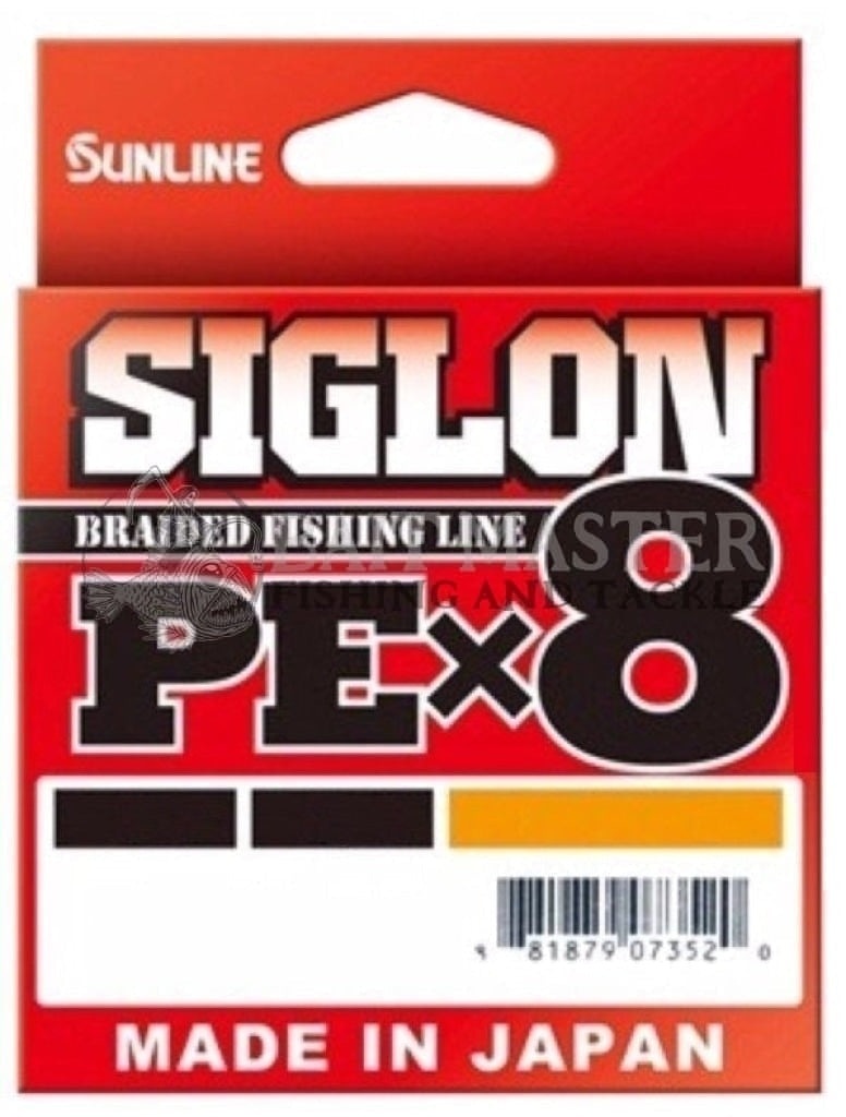 Sunline Siglon PEx8 Braided Fishing Line Orange 150m — Bait Master Fishing  and Tackle