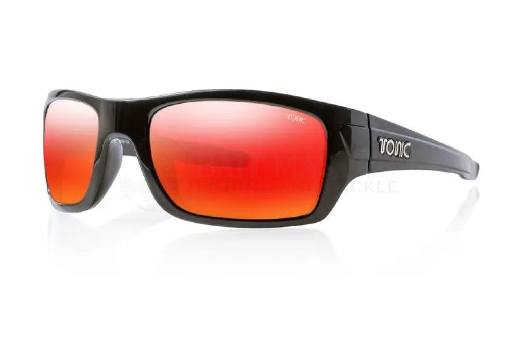 Tonic Eyewear Trakker Glass Red Mirror Polarised Sunglasses