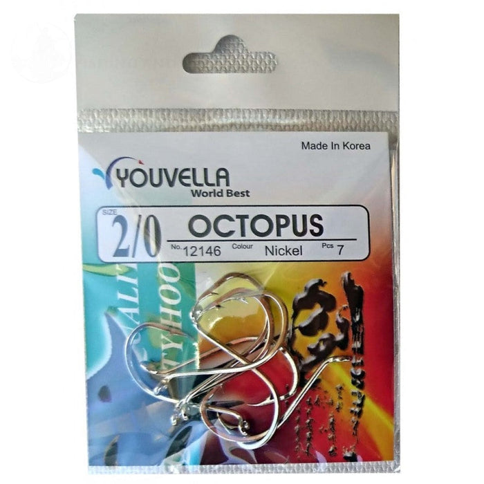 Youvella Octopus Fishing Hooks - Standard Pack — Bait Master Fishing and  Tackle
